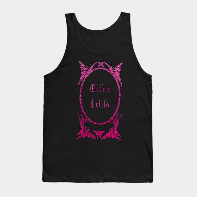 Gothic Lolita Romantic Butterfly Tank Top by bestcoolshirts